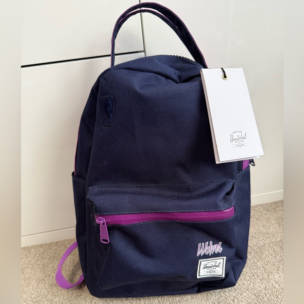 NWT Minnesota Timberwolves Purple Rain City Limited Edition Herschel Backback